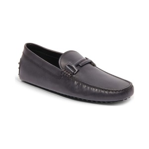 TOD'S トッズ メンズ ローファー レザー グレー