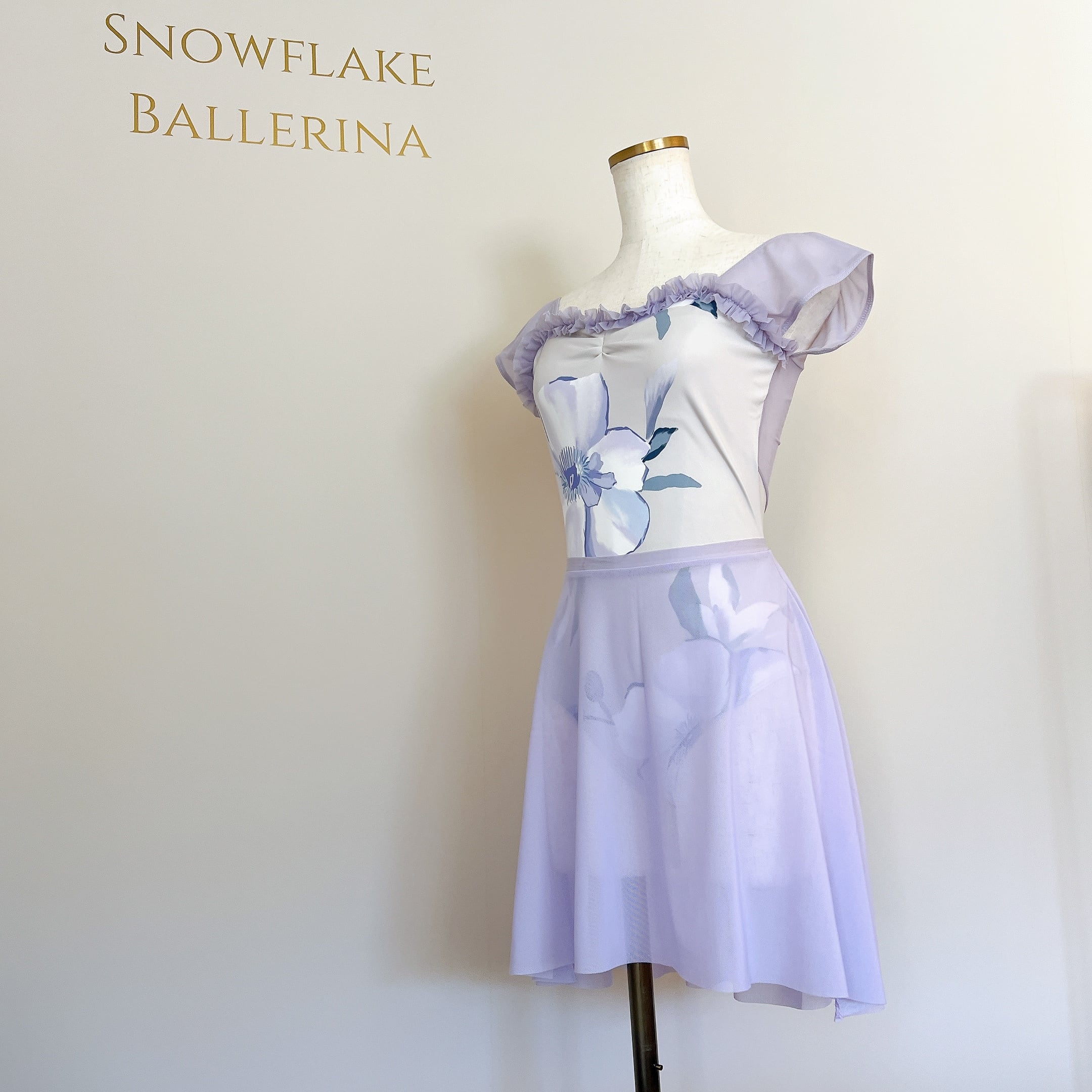 【希少】stina♡プルオンスカート　ラベンダー ラベンダー プルオンスカート | バレエショップ Snowflake Ballerina