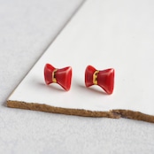リボン ピアス/イヤリング