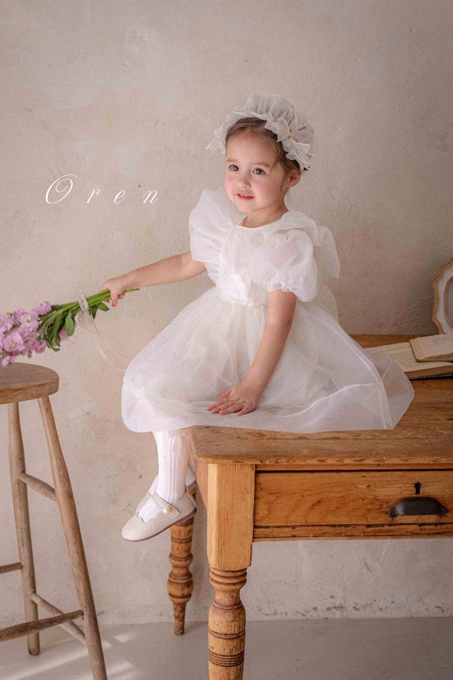 【即納】<OREN>  Ines organza one-piece