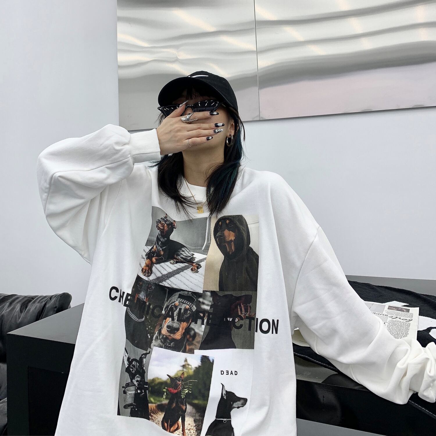 VINTAGE アメリカ ストリート ロングTシャツ T102 | wshot VINTAGE アメリカ ストリート ロングTシャツ T102 | wshot