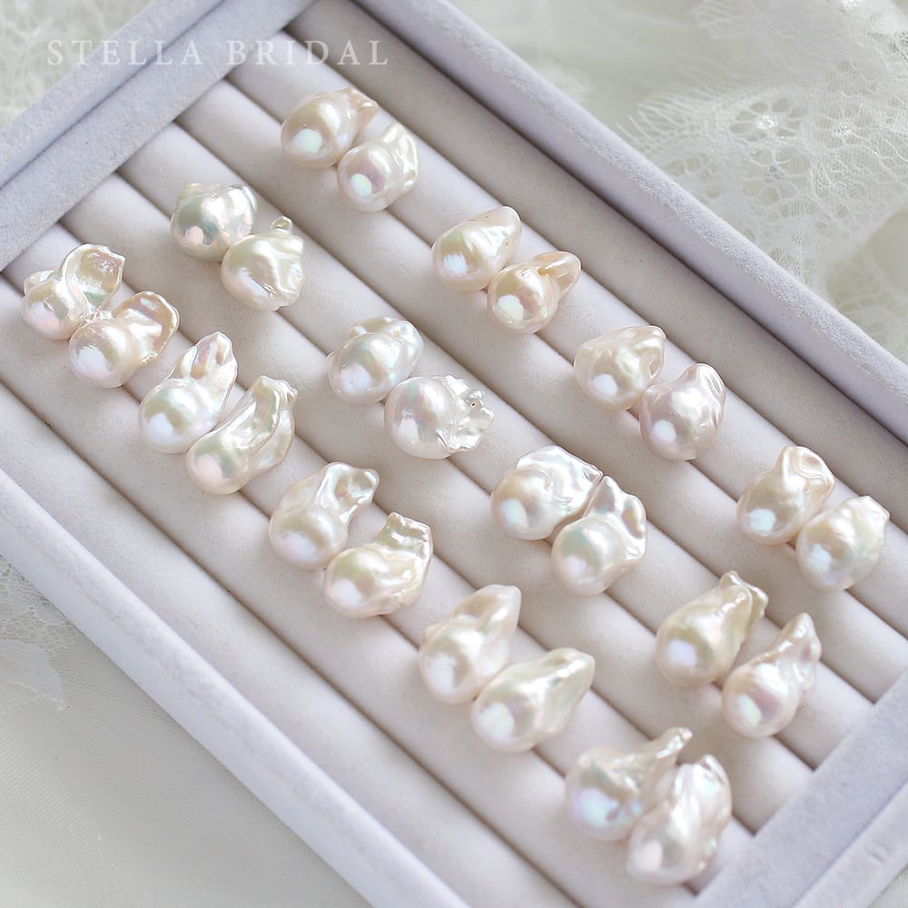 受注生産品】ブライダルやフォーマルにも＊選べるパール＊ミディアム