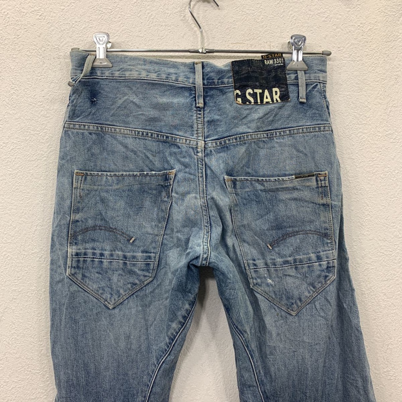 G-STAR RAW デニムパンツ W29 ジースターロウ ライトブルー 古着卸 