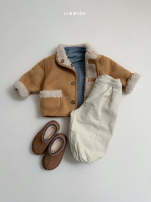 【予約/特典】mini robe / Reversible suede jacket