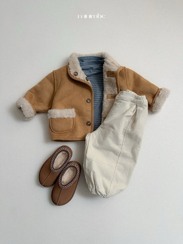 【予約/特典】mini robe / Reversible suede jacket