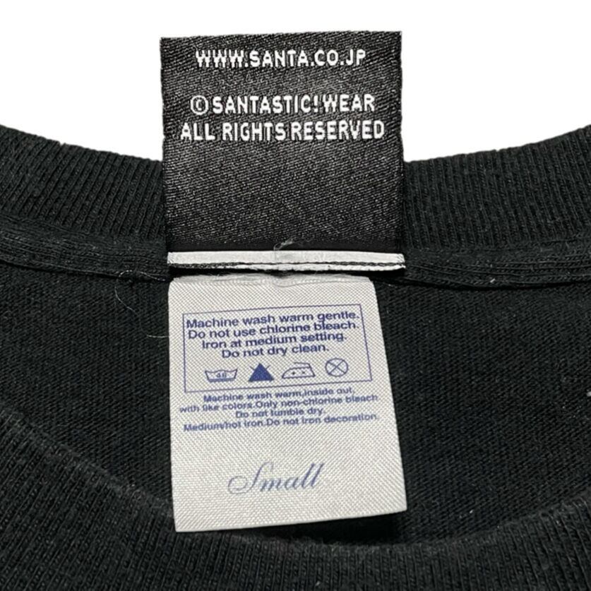 MADE IN JAPAN製 SANTASTIC! SARU 半袖Tシャツ ブラック Sサイズ