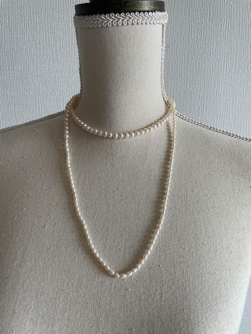 long mixpearl necklace B