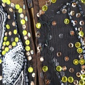 社交ダンス 衣装 タカダンス TAKDANACE スタンダードドレス ドレス スタンダード ワンピース ゴールド 金 黒 ブラック フロート レース 光沢 デモ 競技 ダンス パーティ 発表会 ブラック系 ゴールド系 高級感 大きなリボン ペチコート フォーマル おしゃれ 大人用