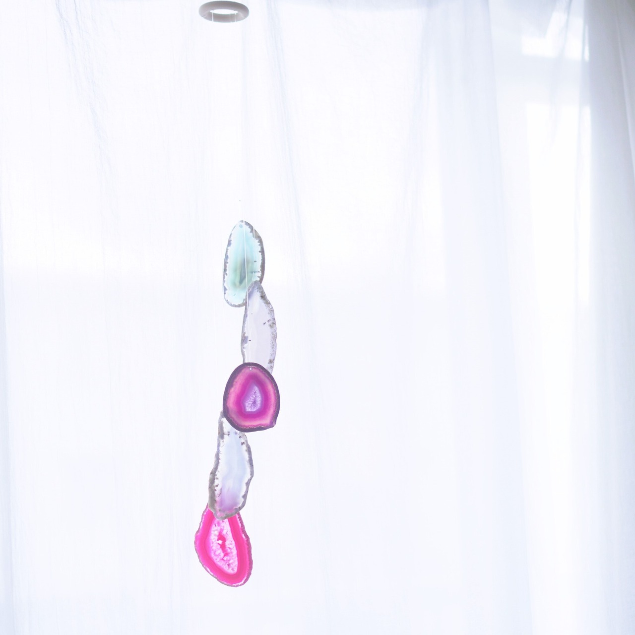 Rose Garden 02 - アゲートヒーリングチャイム / Agate Sun Catcher Wind Chime 148