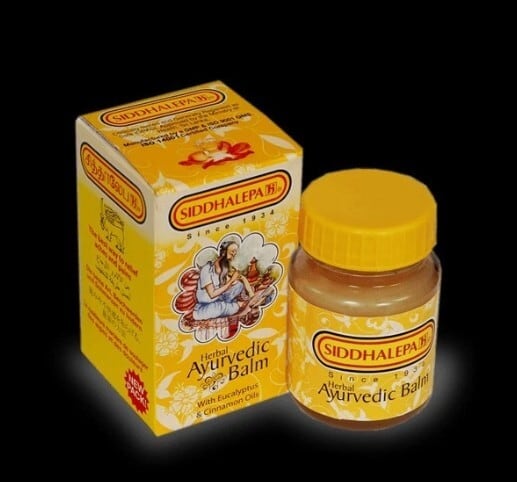 シッダーレーパバーム Siddhalepa アーユルヴェーダバーム Net 10g