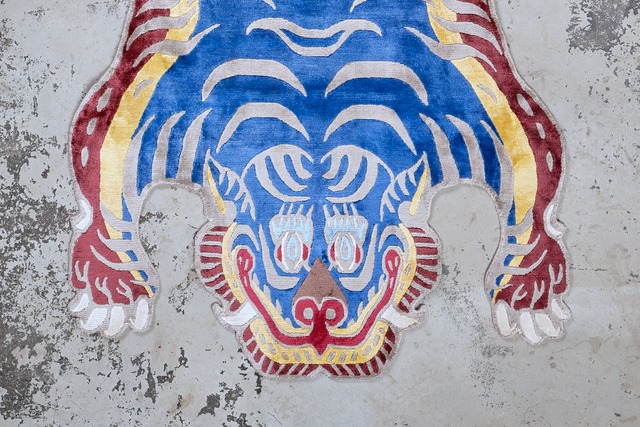 Tibetan Tiger Rug 《Lサイズ•シルク179》チベタンタイガーラグ