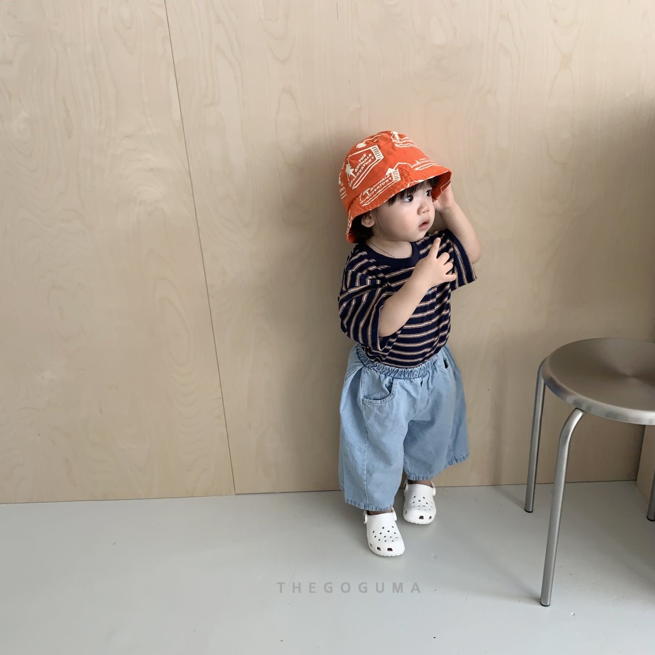 [THE GOGUMA] Needlepoint Pocket Denim Pants +fee3 / [더고구마] 자수포켓청pt