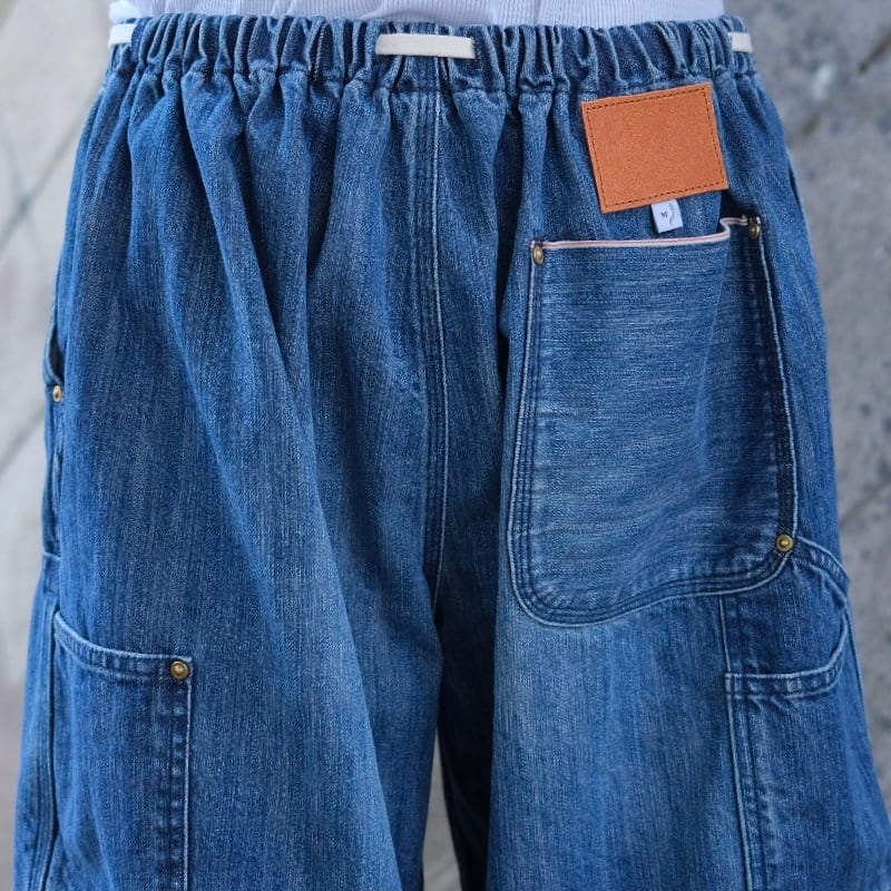 KENNETH FIELD(ケネスフィールド) /FOREST SHORTS selvage DENIM -USED