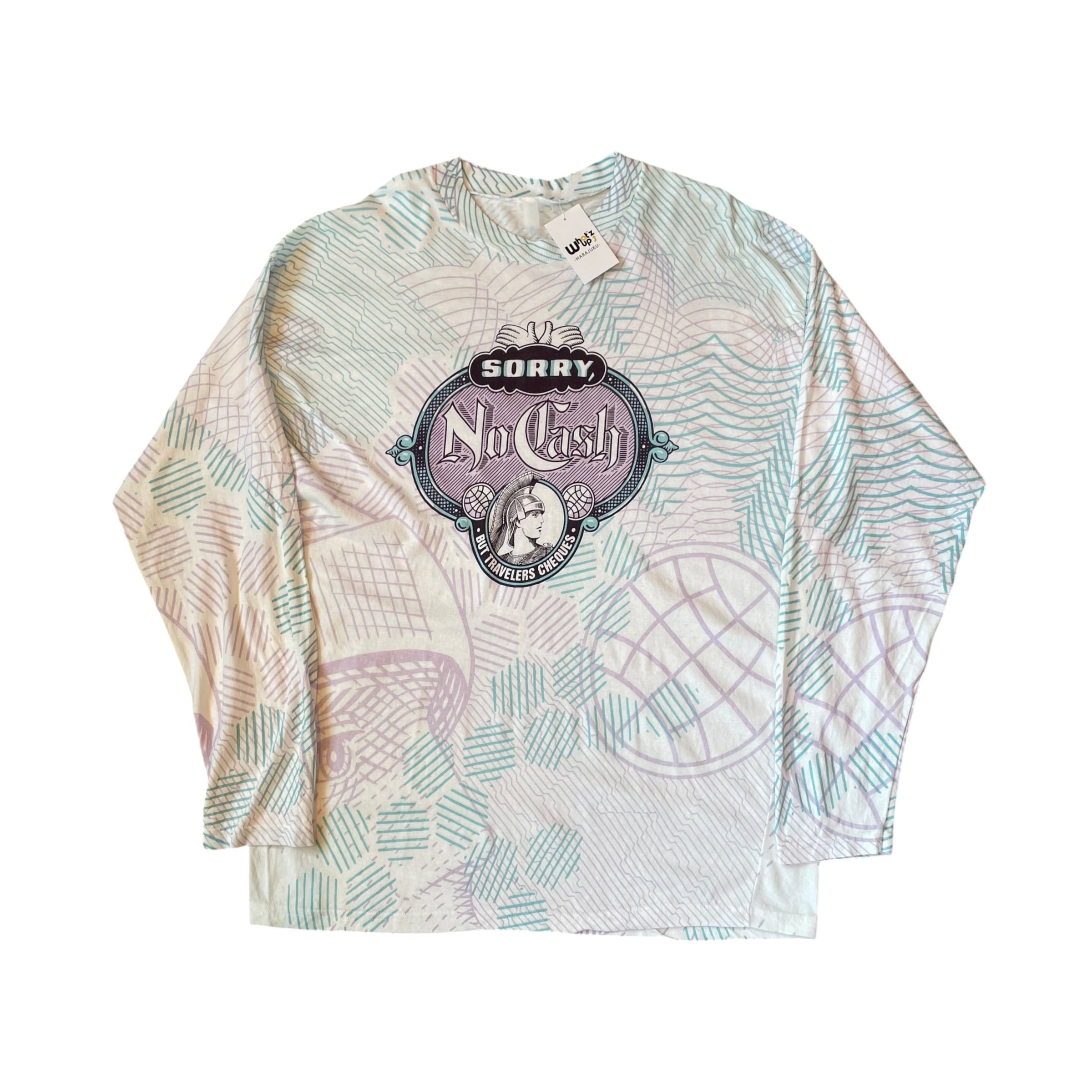 1990s AMEX Parodx "No Cash" L/S T-shirt