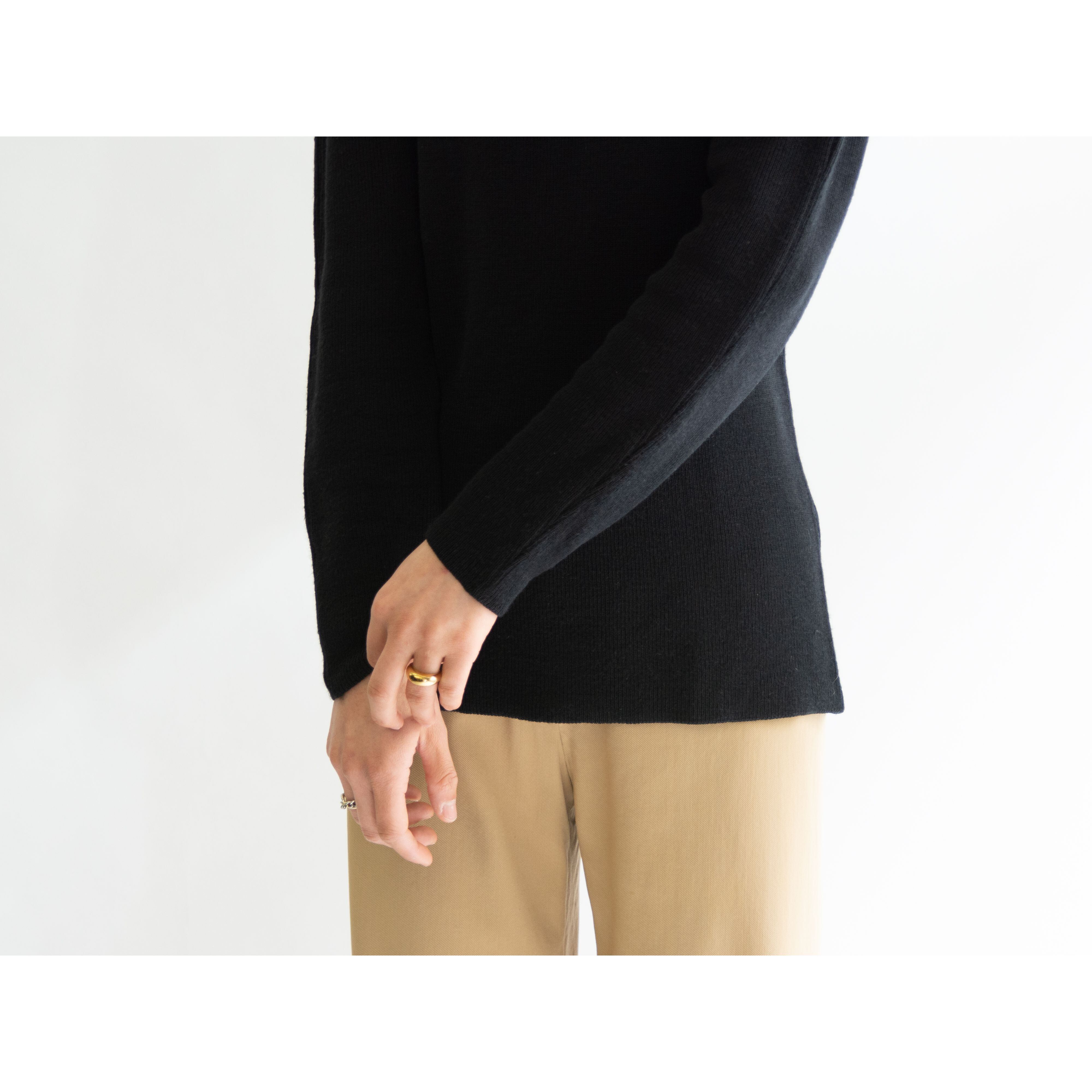 【LANVIN】Made in Italy Wool-Acrylic Pullover Sweater(ランバン イタリア製ウールアクリル プルオーバーセーター ニット)