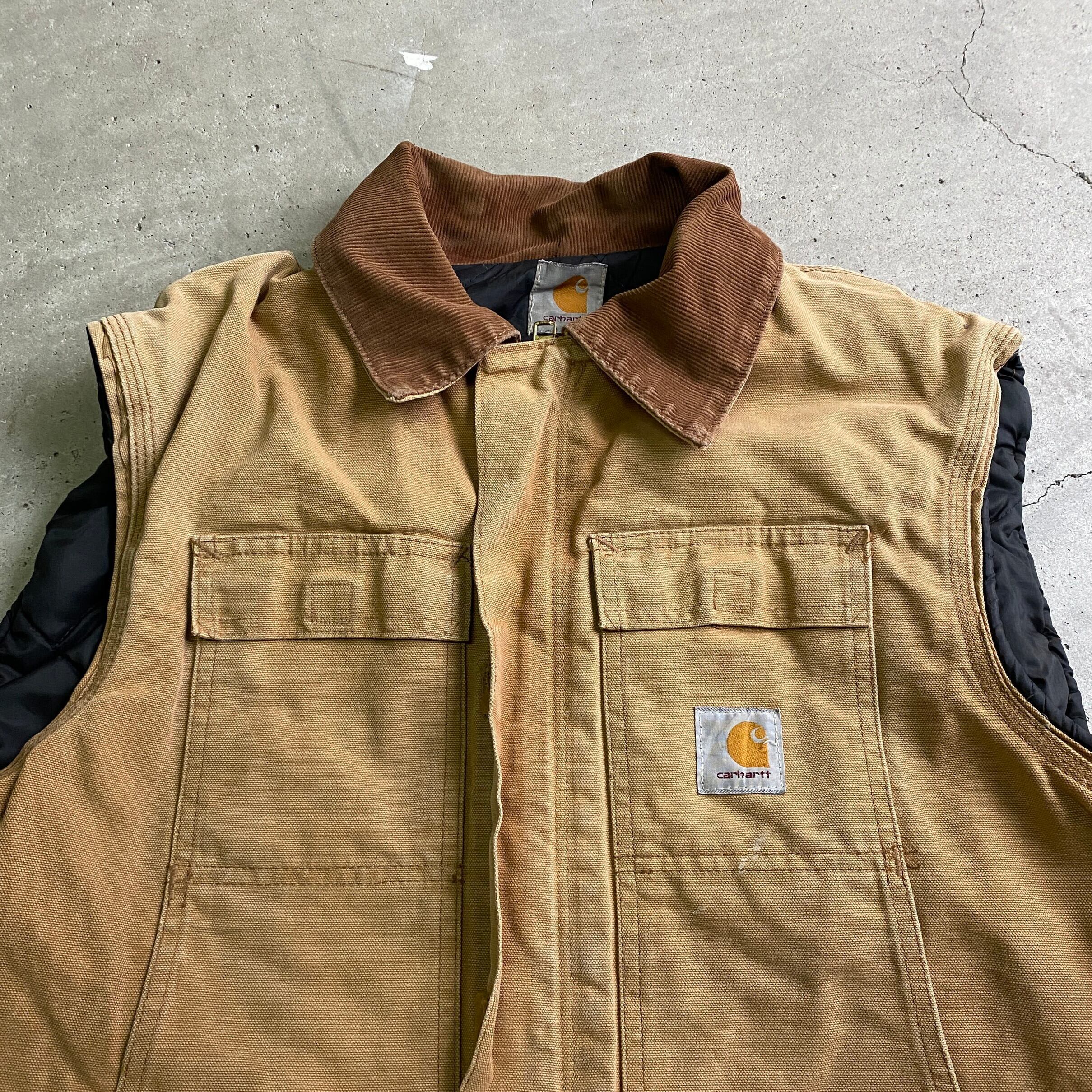 Carhartt カーハート リメイク ユーティリティベスト バイカー L相当