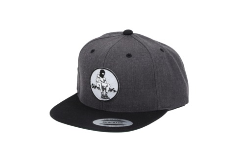 GINRHYMES / "SIT MAN" SNAP BACK CAP /GRAY