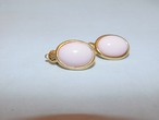 トリファリのピンク色イヤリング(ビンテージ)  Trifari pink color vintage earrings(made in U.S.A. )