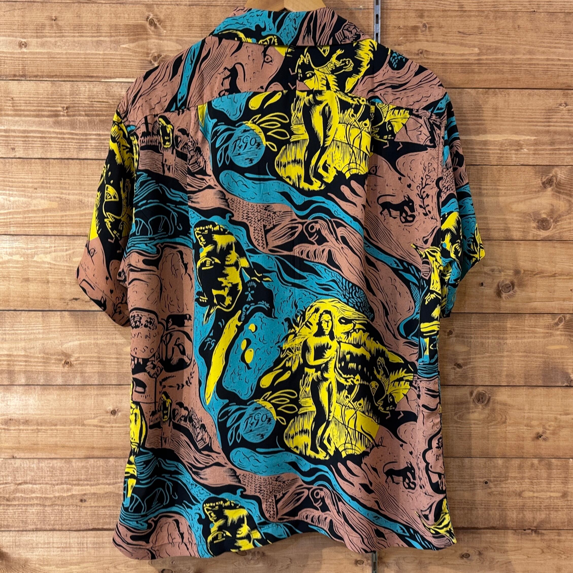 SUN SURF SPECIAL EDITION “GAUGUIN WOODCUT MYSTIC” (SHORT SLEEVE