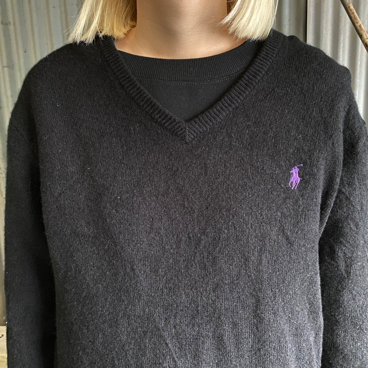 POLO Ralph Lauren ポロ ラルフローレン ウールニットセーター メンズL 