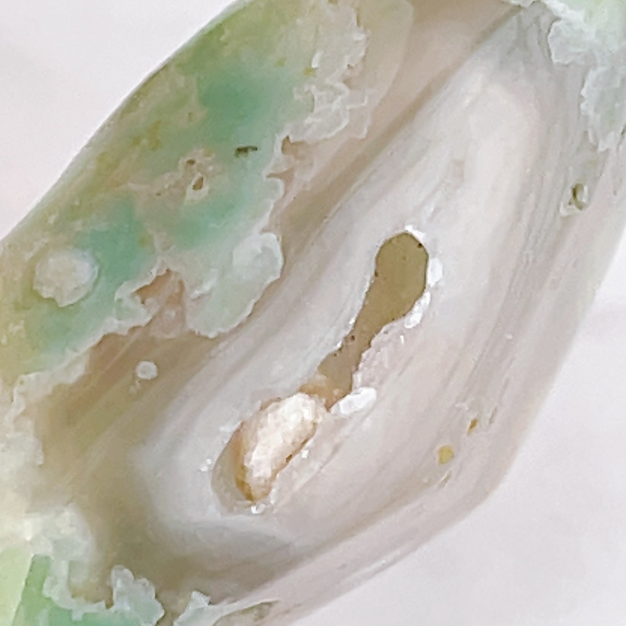 グリーンフラワーアゲート フリーフォームD