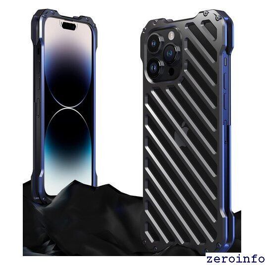 新品》 iPhone 14 ケース 耐衝撃 カバー 頑丈金属 アルミニウム合金 