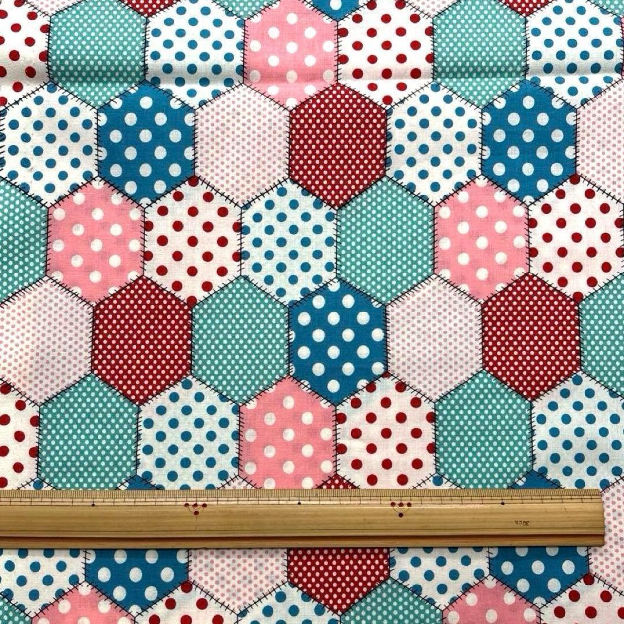 Cdr477◆50cm◆S◆綿100%シャーティング生地◆パッチワーク柄