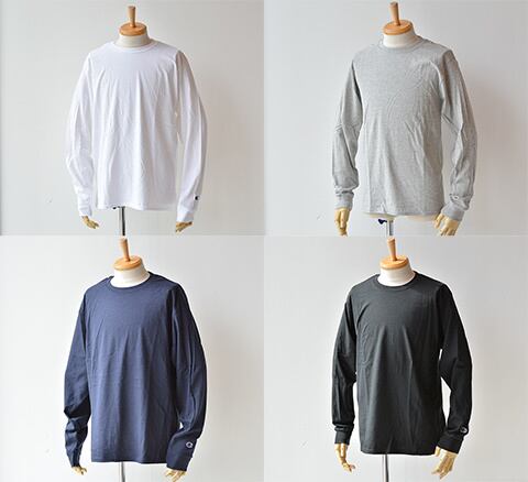 Champion(チャンピオン)MENS OE TAGLESS LS JERSEY TEE 長袖Tシャツ(T2229)全4色