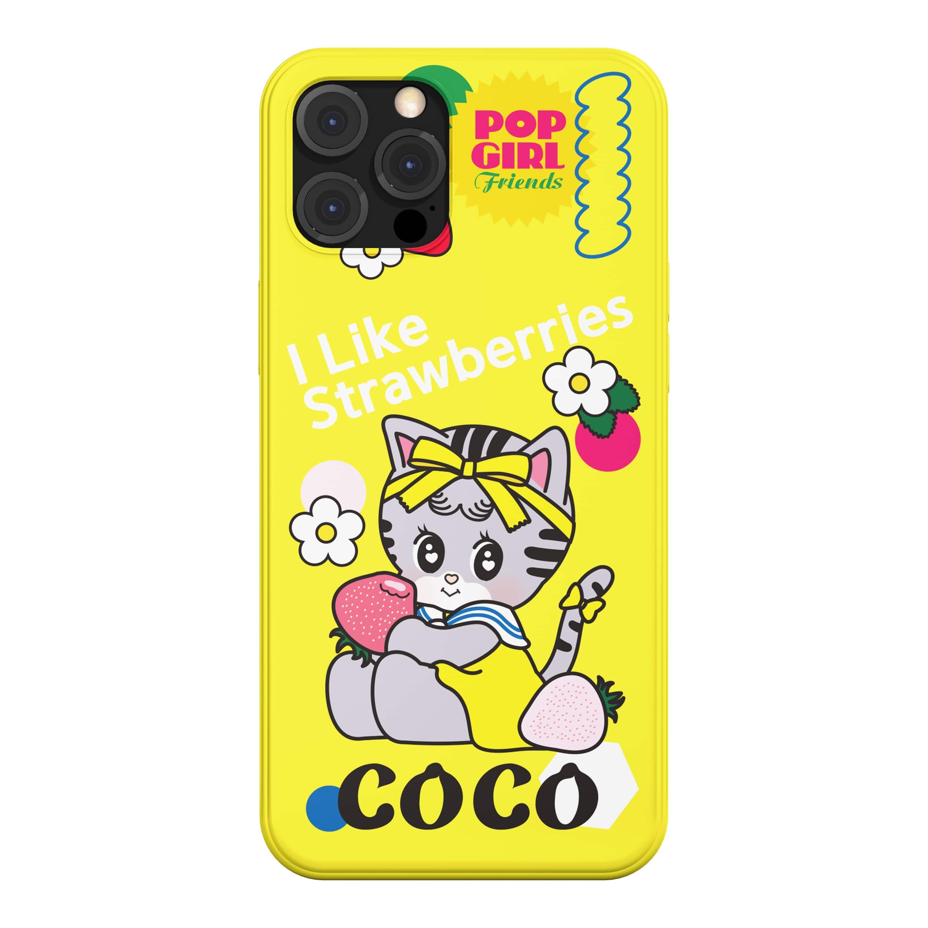 韓国 スマホケース Popgirl Friends かわいい イラスト キャラクター デザイナーズ Iphone Android対応 携帯カバー ネコ Coco 韓国スマホケース専門店 Korean Case