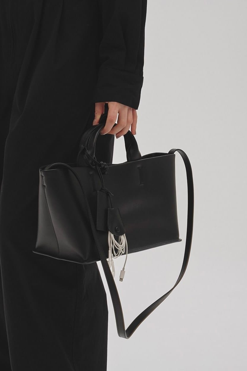 TODAYFUL Useful Leather Bag (M) ユーズフルレザーバッグ Black