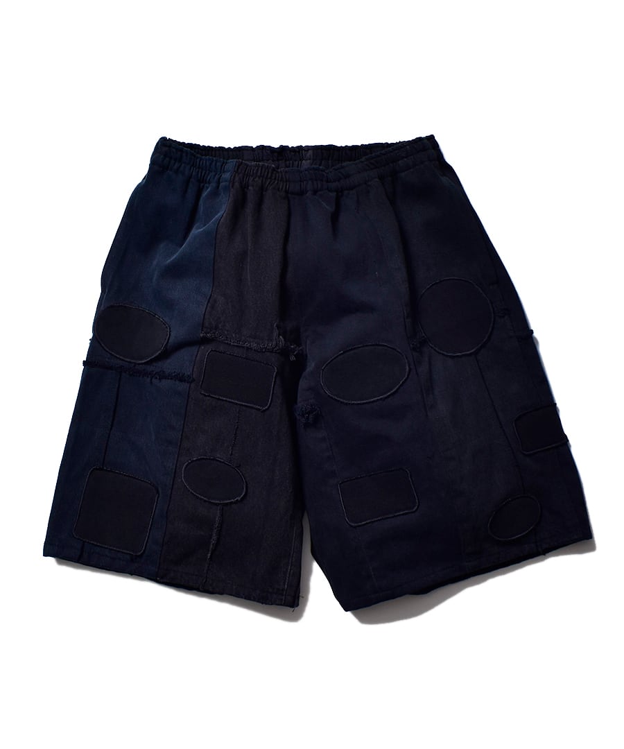 Abyss Dyed Duck Double Knee Painter Shorts | Pay ID