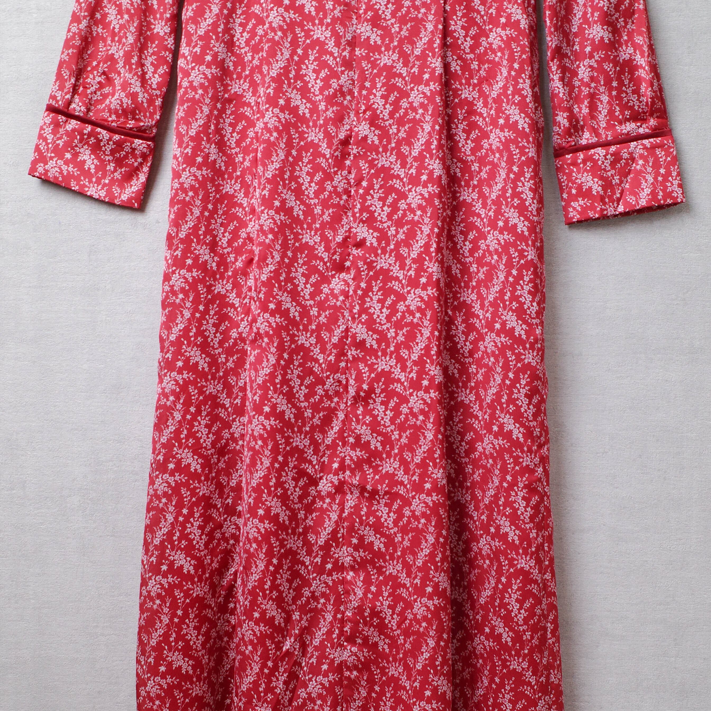 [NEW] CLANE	LONG SLEEVE FLOWER ONEPIECE 16112-5001