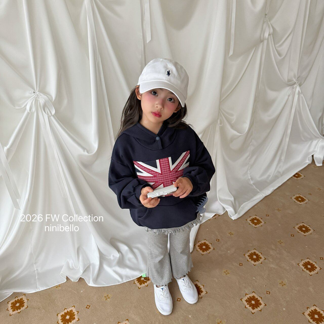 【予約】London Patch Hoodie / ninibello
