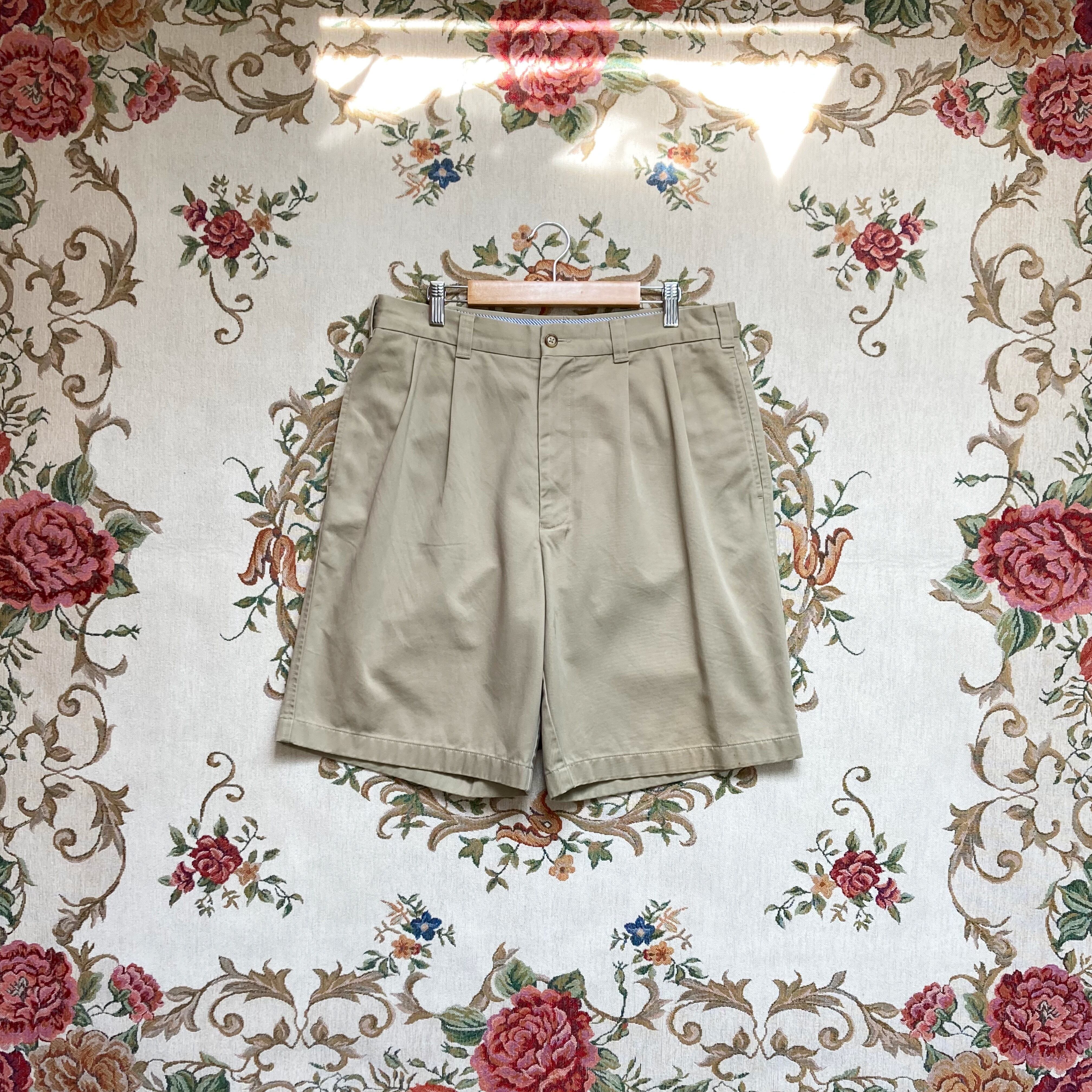 old vintage beige short slacks【YouTube着用】
