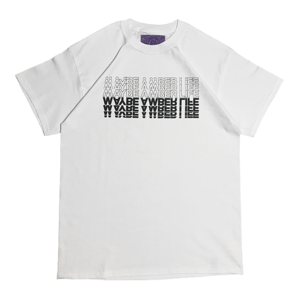 "MAYBE AMBER LIFE" Tee WHITE