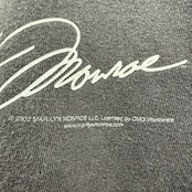 【MARILYN MONROE】マリリンモンロー "サイングラフィック" cygnusタグ 00's Vintage Tシャツ