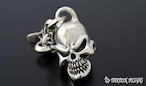 THIRTEENDESIGNS サーティーンデザインズ KWH-5 HEAVY FULL FACE SKULL WALLET HANGER