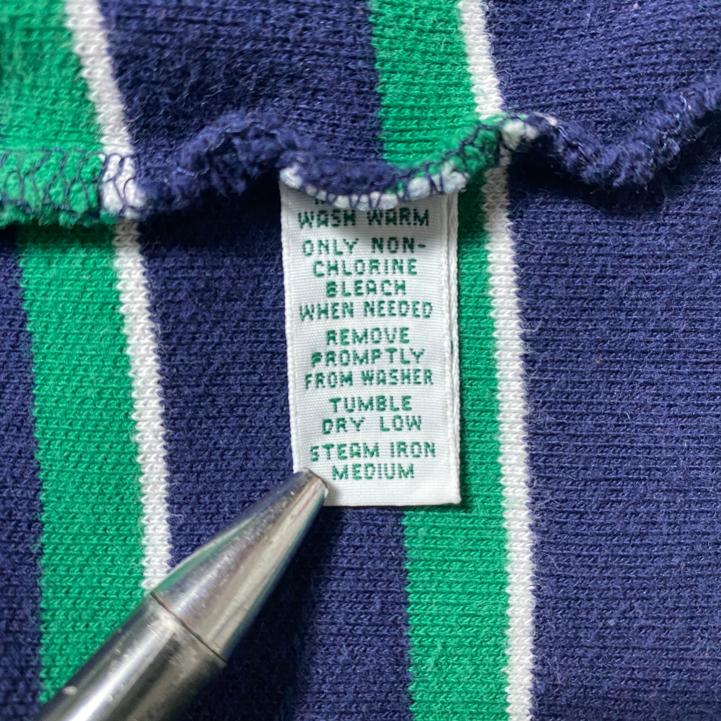 00's Lauren Ralph Lauren ローレンラルフローレン 刺繍ロゴ ボーダー