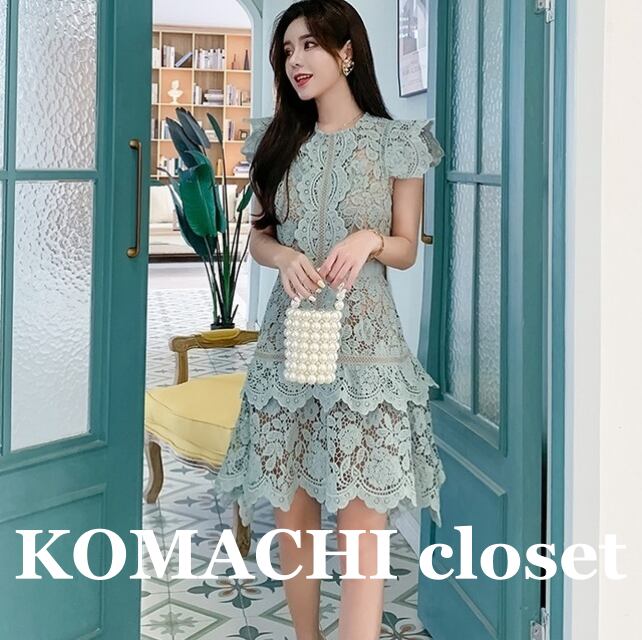 【送料無料】 パーティードレス ワンピース レース フレンチスリーブ 韓国 レディース オルチャン ブルー 水色 膝丈 ひざ丈 半袖 Uネック ラウンドネック スリム タイト 細身 背中開き 刺繍 バックシャン バックコンシャス 透け感 シースルー 薄手 かわいい 大人可愛い きれいめ 大人 上品 おしゃれ ラブリー キュート エレガント モダン 存在感 フォーマル 抜け感 フェミニン 高見え 総柄 夏 休日 パーティー イベント デート 食事会 インスタ映え 清楚 S M L XL