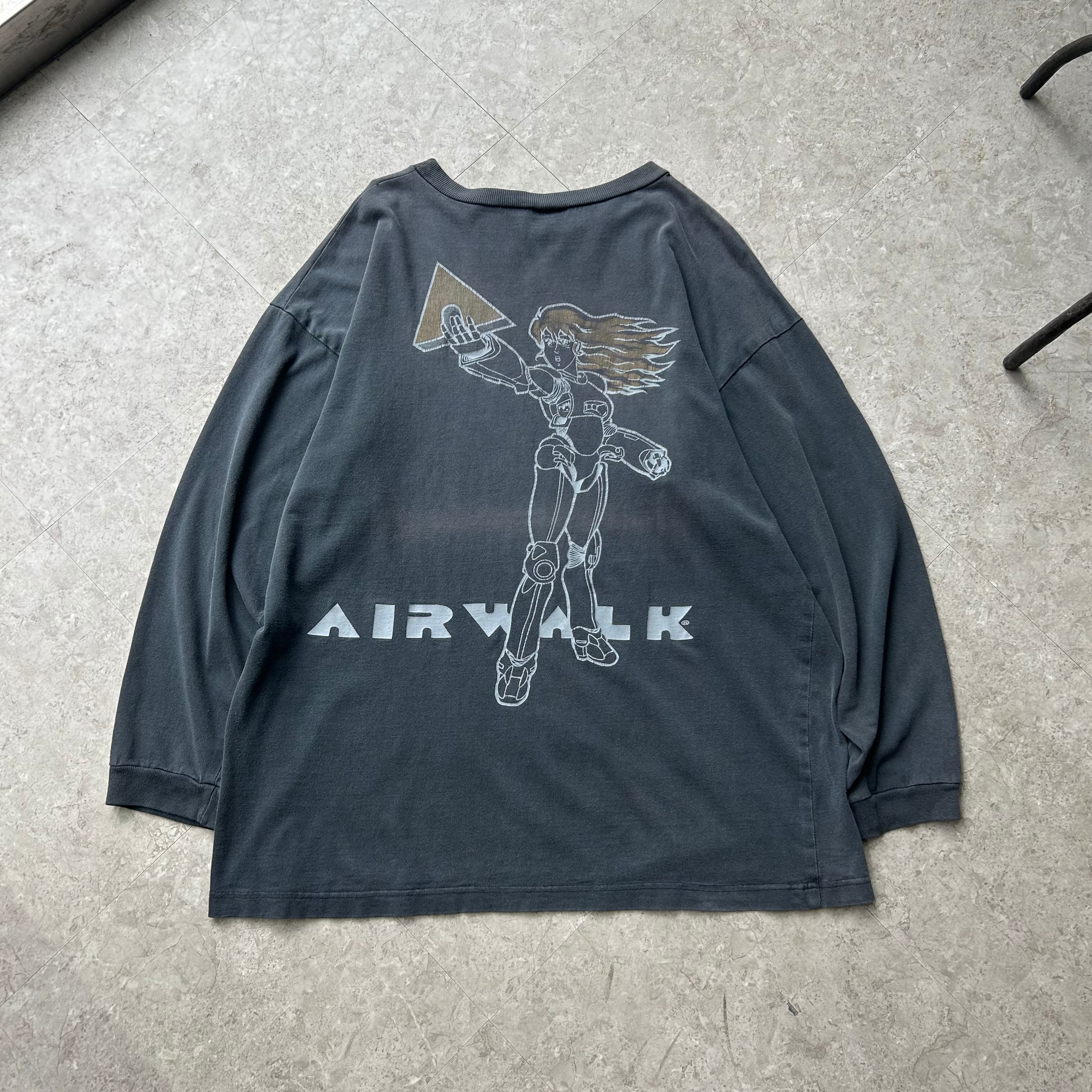 early 90s AIRWALK "Cyber Punk Girl" L/S T-shirt【仙台店】