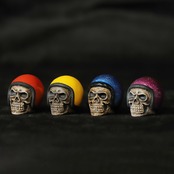 VINTAGE HELL'MET VALVE CAP /LameBlue