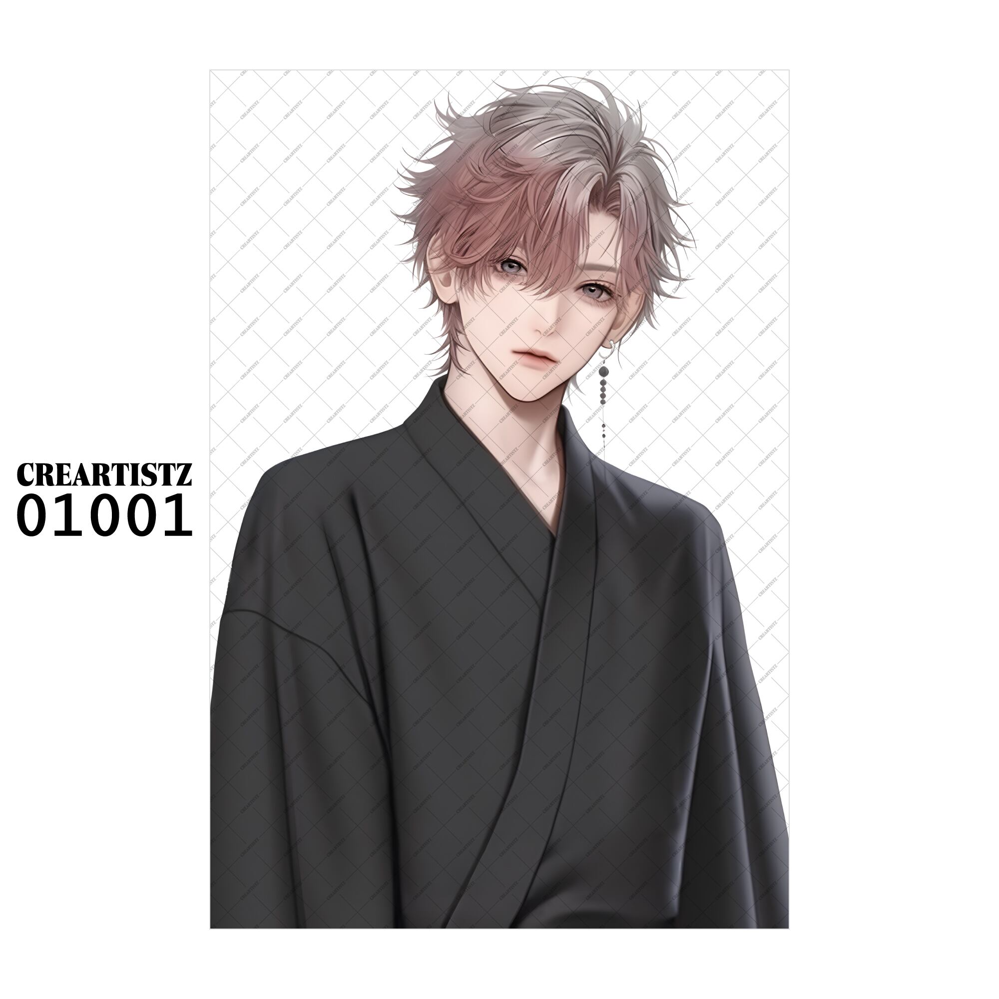 01001 ボーイ クール オリジナル ペーパー/ステッカー 4枚セット CREARTISTZ