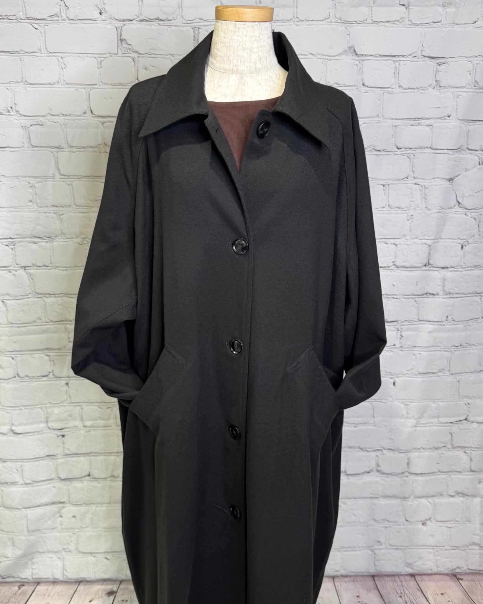 SALE！CYAN TOKYO シアントーキョー エアリーバックウーリーコート