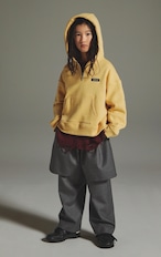 GRIS Half zip foody sweat_L/XL size