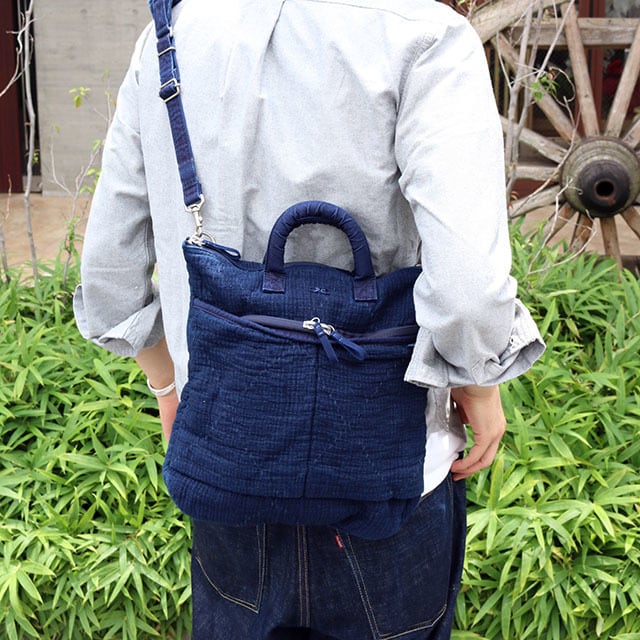 Porter Classic×muatsu NEWTON SASHIKO HELMET CASE - NEW BLUE - [PC ...