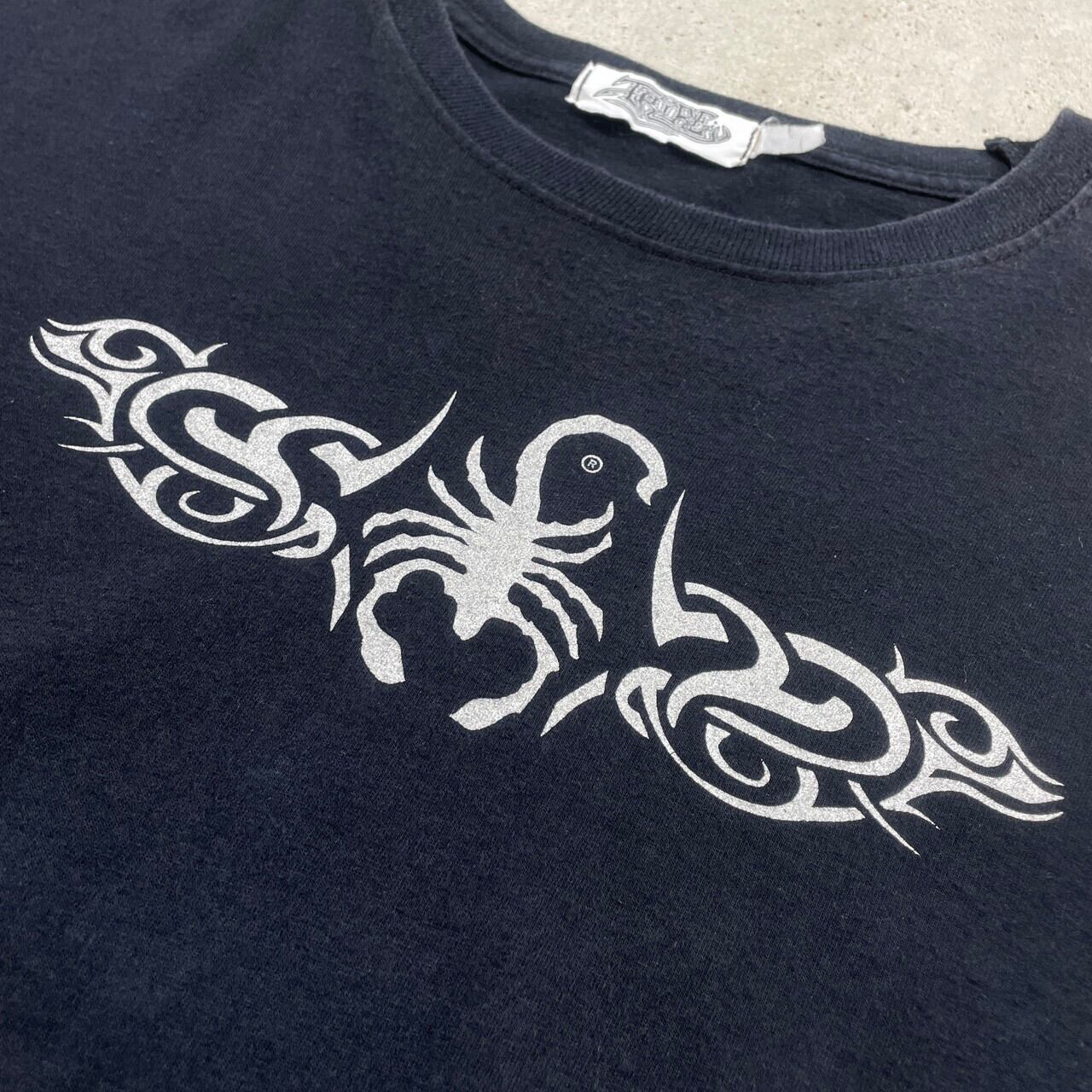 TRIBE トライバルパターン サソリ ロングTシャツ ロンT メンズXL相当