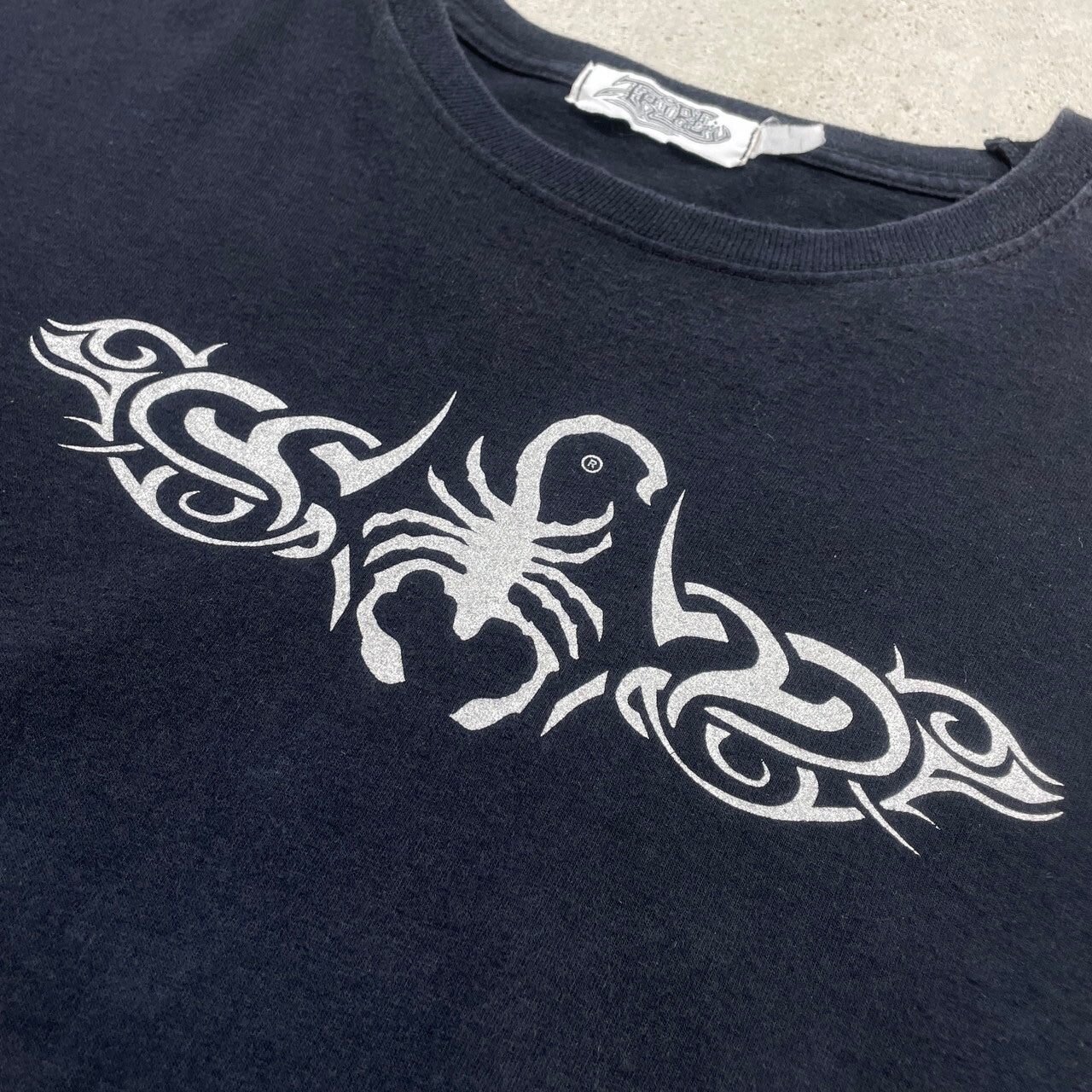 TRIBE トライバルパターン サソリ ロングTシャツ ロンT メンズXL相当 