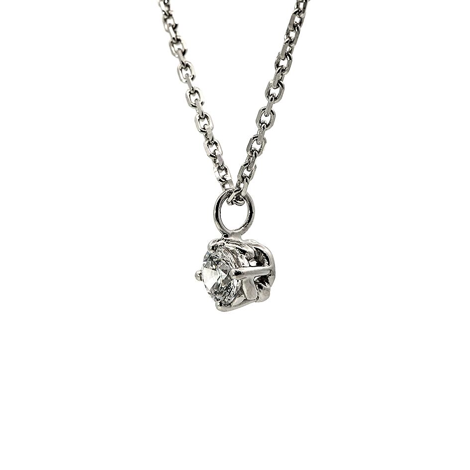 【一粒ネックレス】K10 ネックレス 0.3ct ネックレス 4本爪 ソリティア ネックレス モアサナイト ネックレス ダイヤモンド ネックレス 10金ネックレス