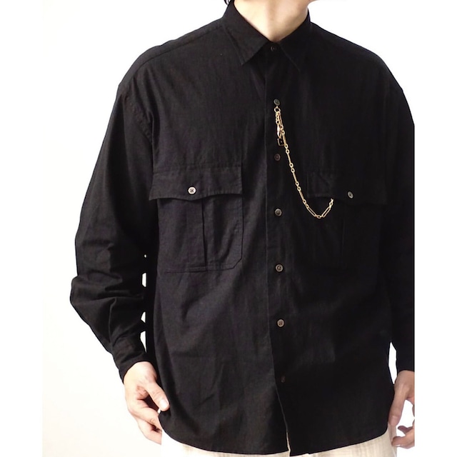 ROLL UP VINTAGE COTTON SHIRT