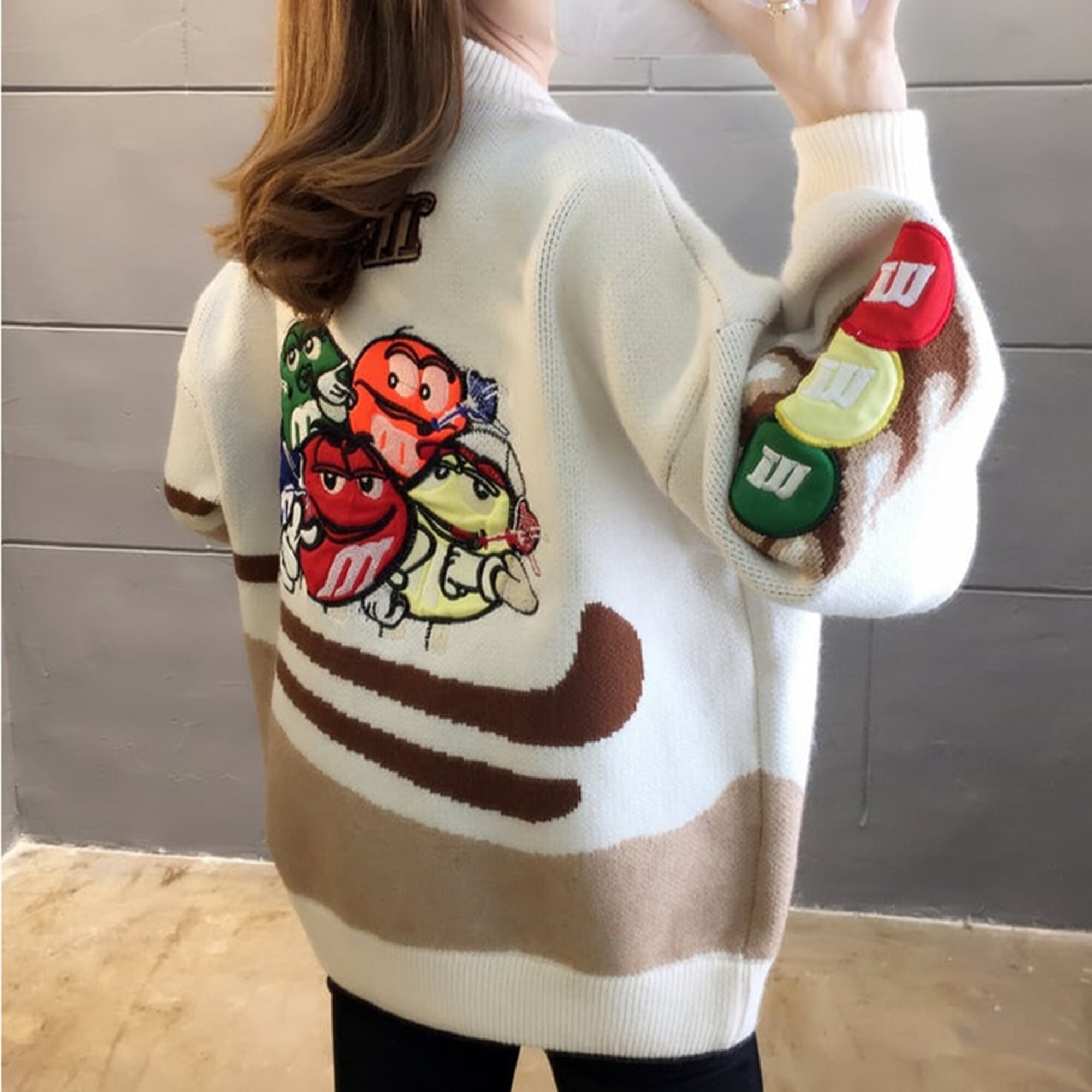 outer】M&M'S エムアンドエムズ ニットカーディガン N0458 | nanastyle